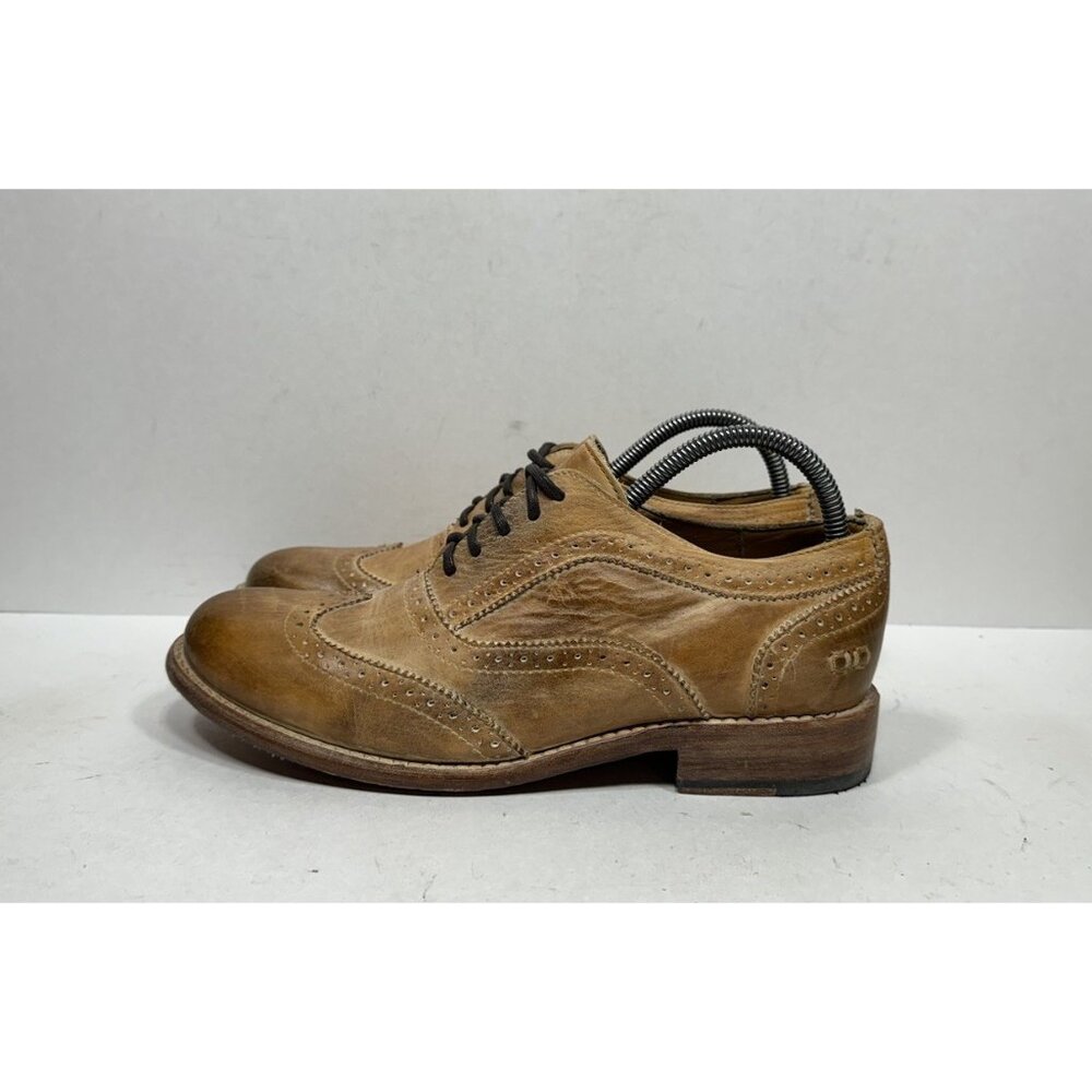 Bed Stu Lita Oxford Shoes Wingtip Cobbler Distressed Leather Women’s Size 10 - Picture 3 of 8